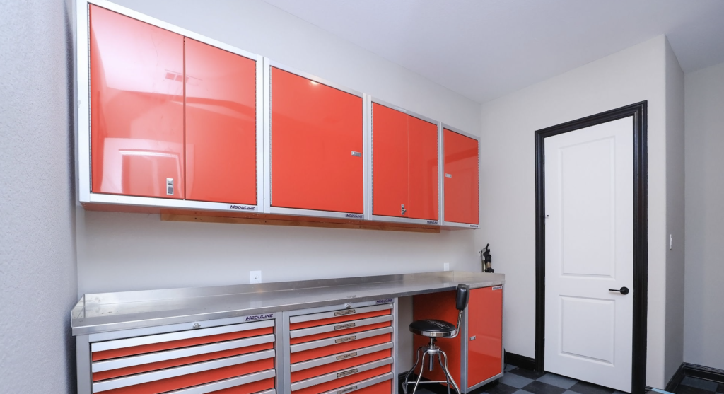 Garage storage | custom home builder in texas | luxury custom home builder Garage Storage by Rvision Homes